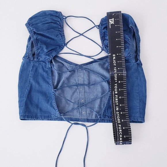 DEREK HEART Tie Back Top - Picture 9 of 10